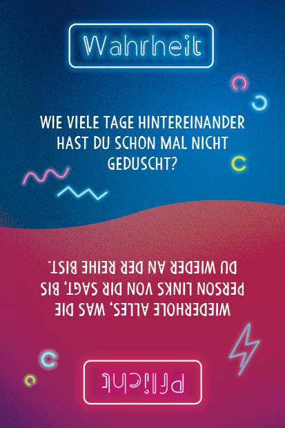 Kartenspiel: Wahrheit oder Pflicht für Besties Kartenspiel: Wahrheit oder Pflicht für Besties