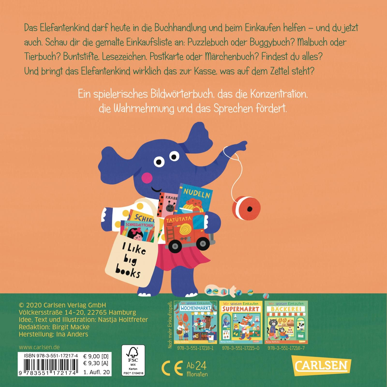 Wir spielen Einkaufen: Buchhandlung