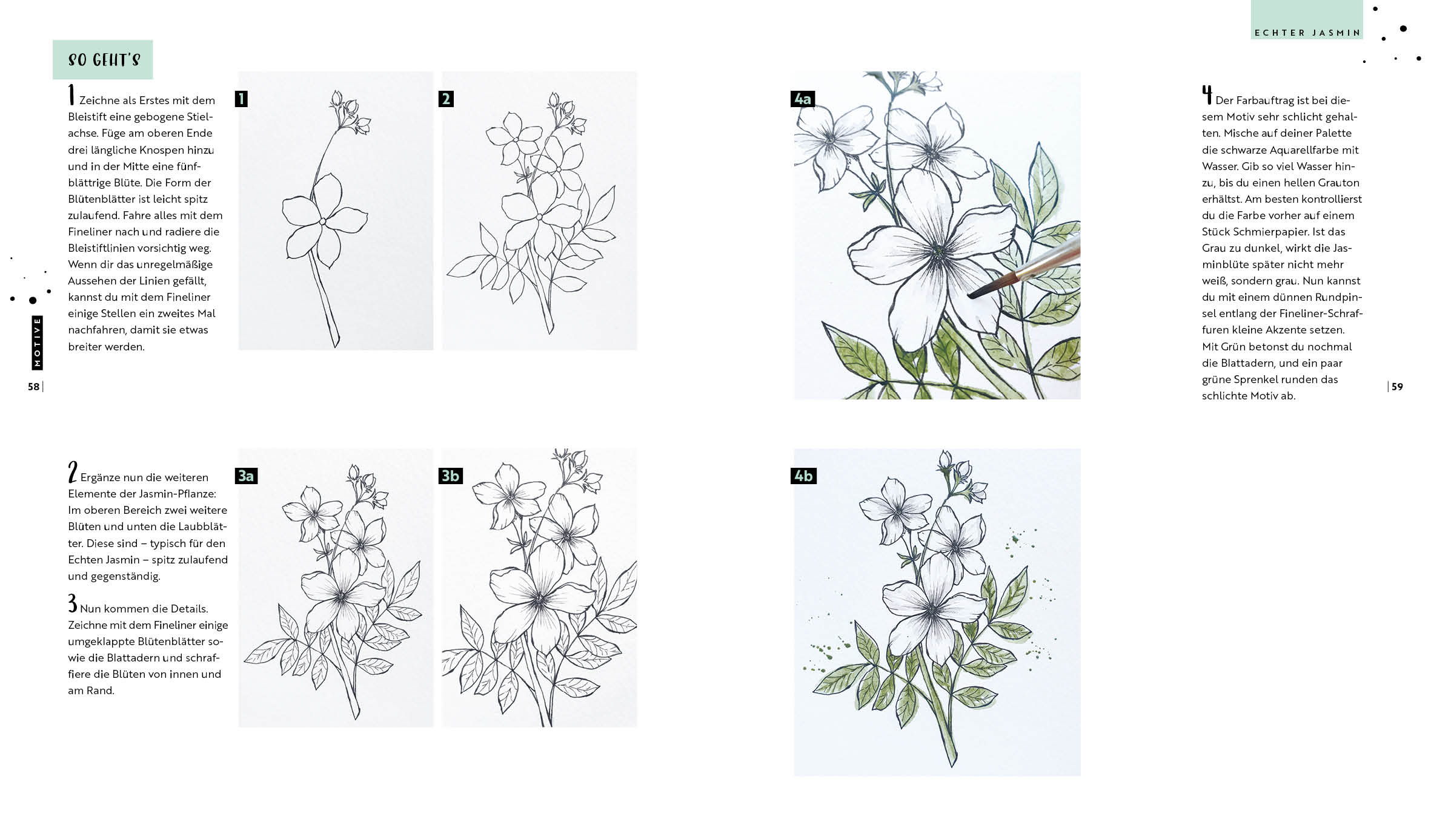 Watercolor – Florale Motive around the world: von heimisch bis exotisch