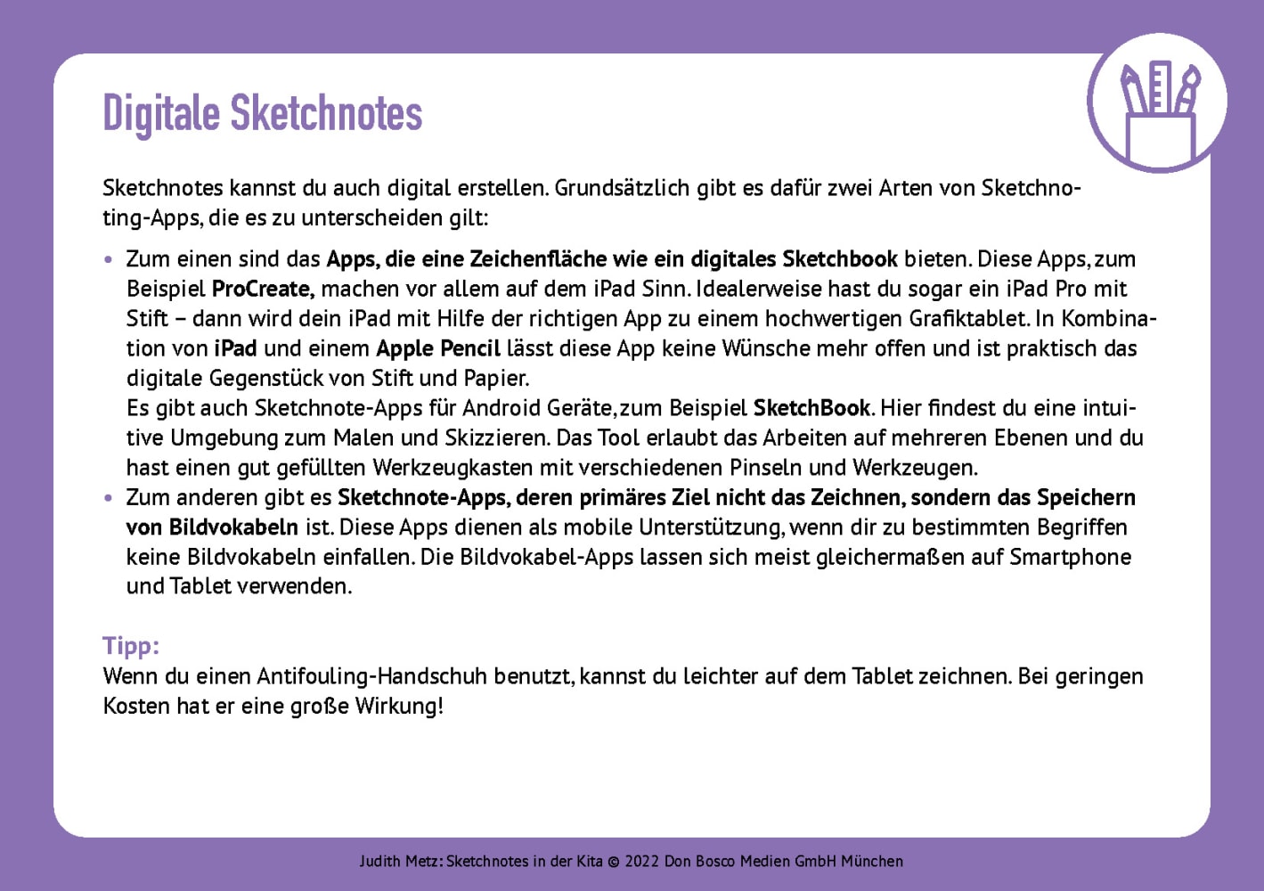 Sketchnotes in der Kita Sketchnotes in der Kita