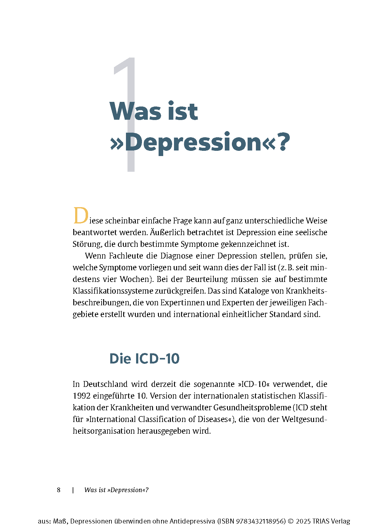 Depressionen überwinden ohne Antidepressiva