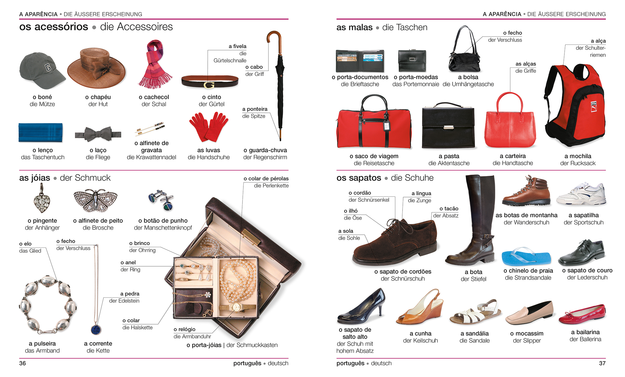 Visuelles Wörterbuch Portugiesisch Deutsch