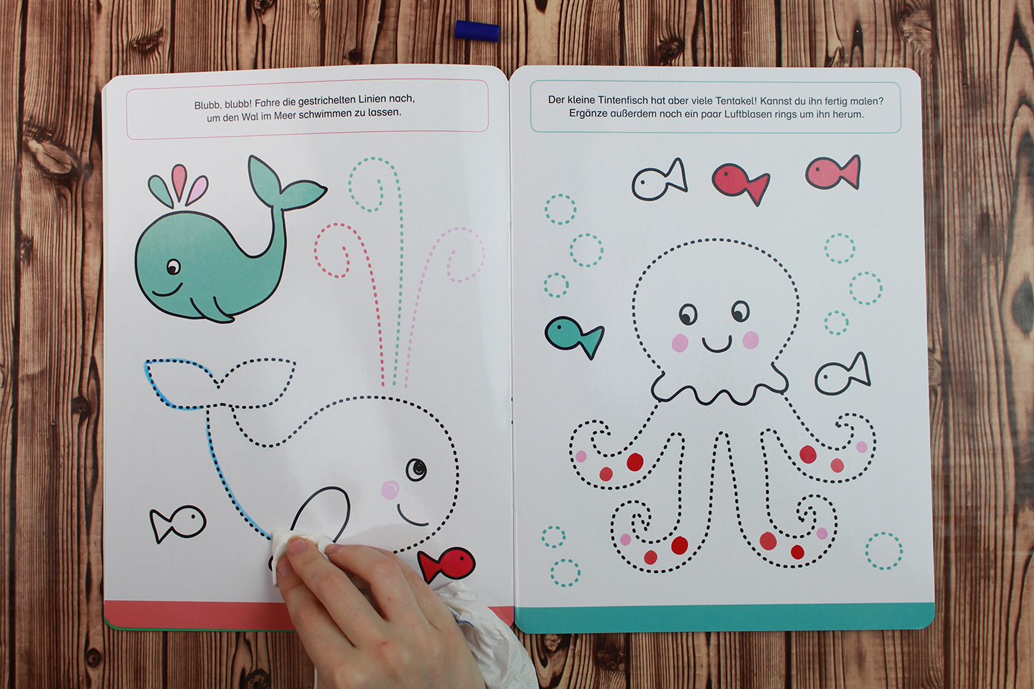 Wisch und wieder weg - Ich lerne malen 3+