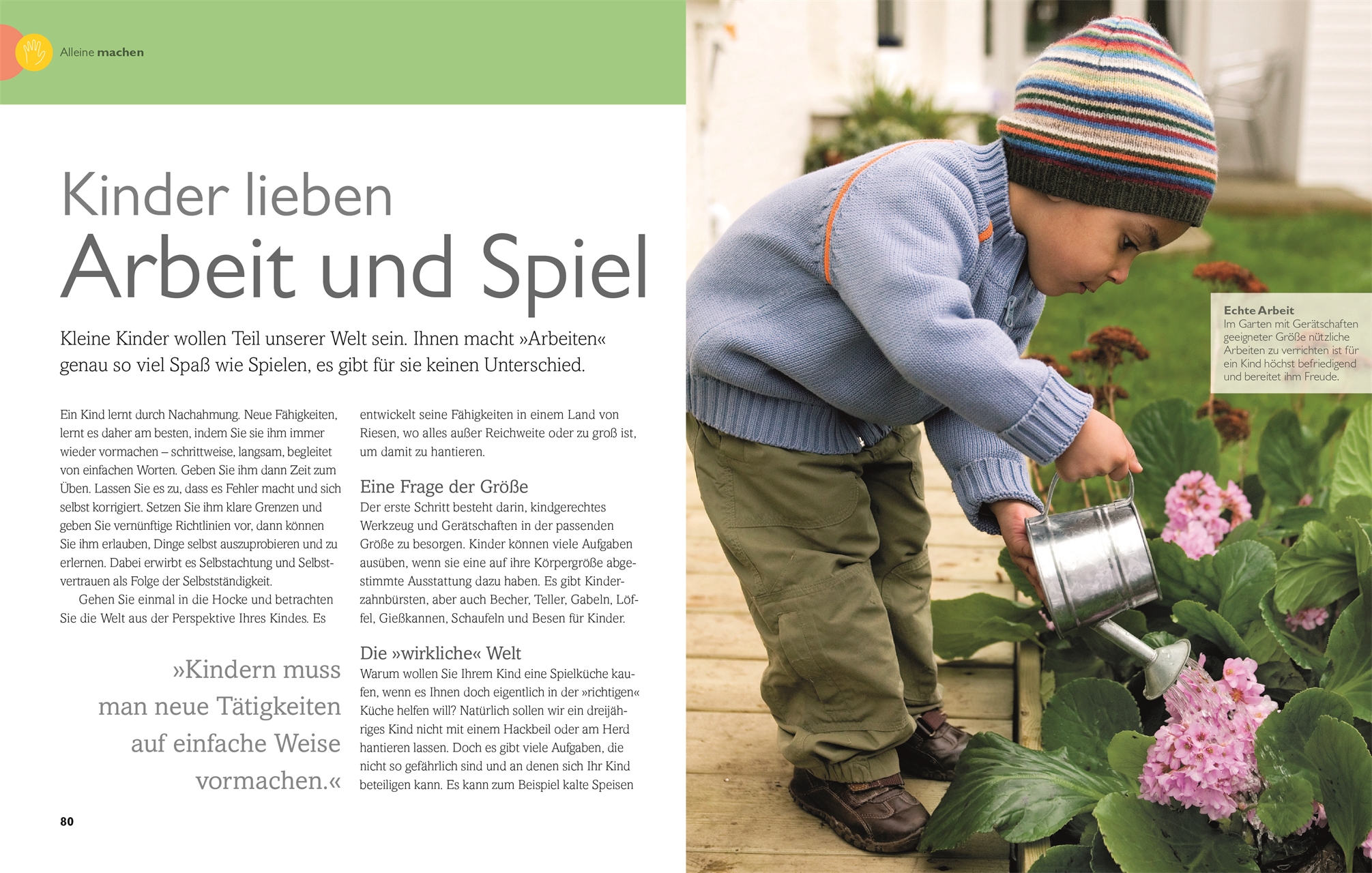 Kinder fördern nach Montessori