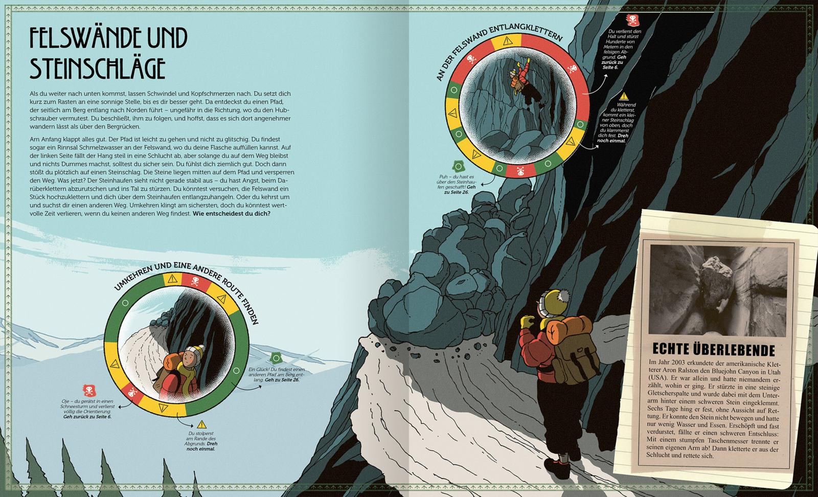 Entkommst du der eisigen Bergwelt?