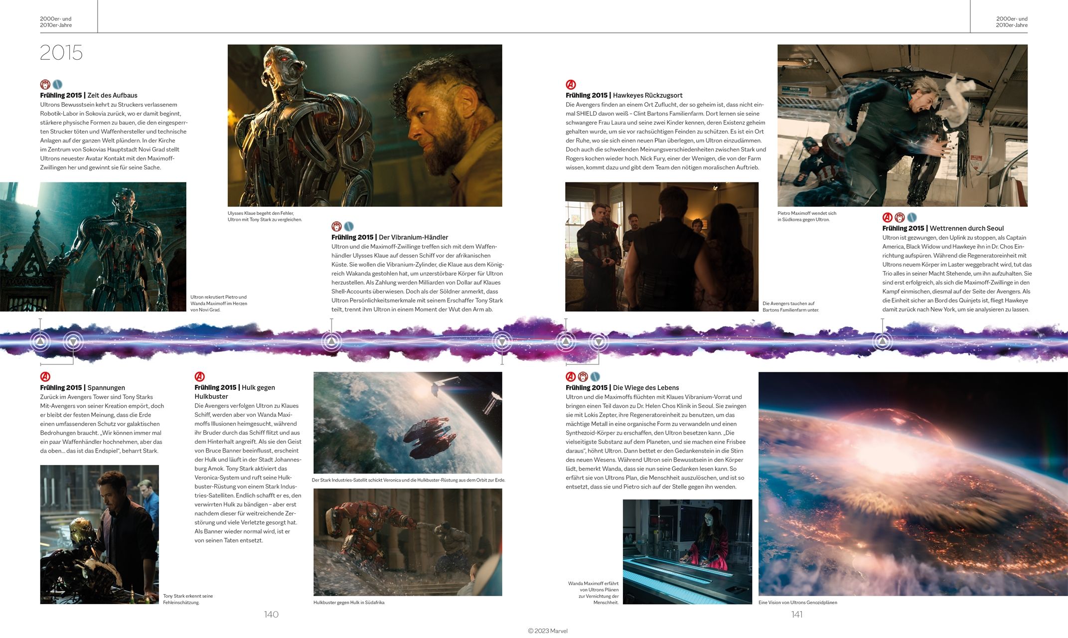 MARVEL Studios Marvel Timelines