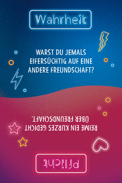 Kartenspiel: Wahrheit oder Pflicht für Besties Kartenspiel: Wahrheit oder Pflicht für Besties