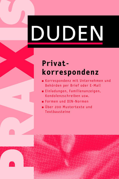 Duden Praxis – Privatkorrespondenz