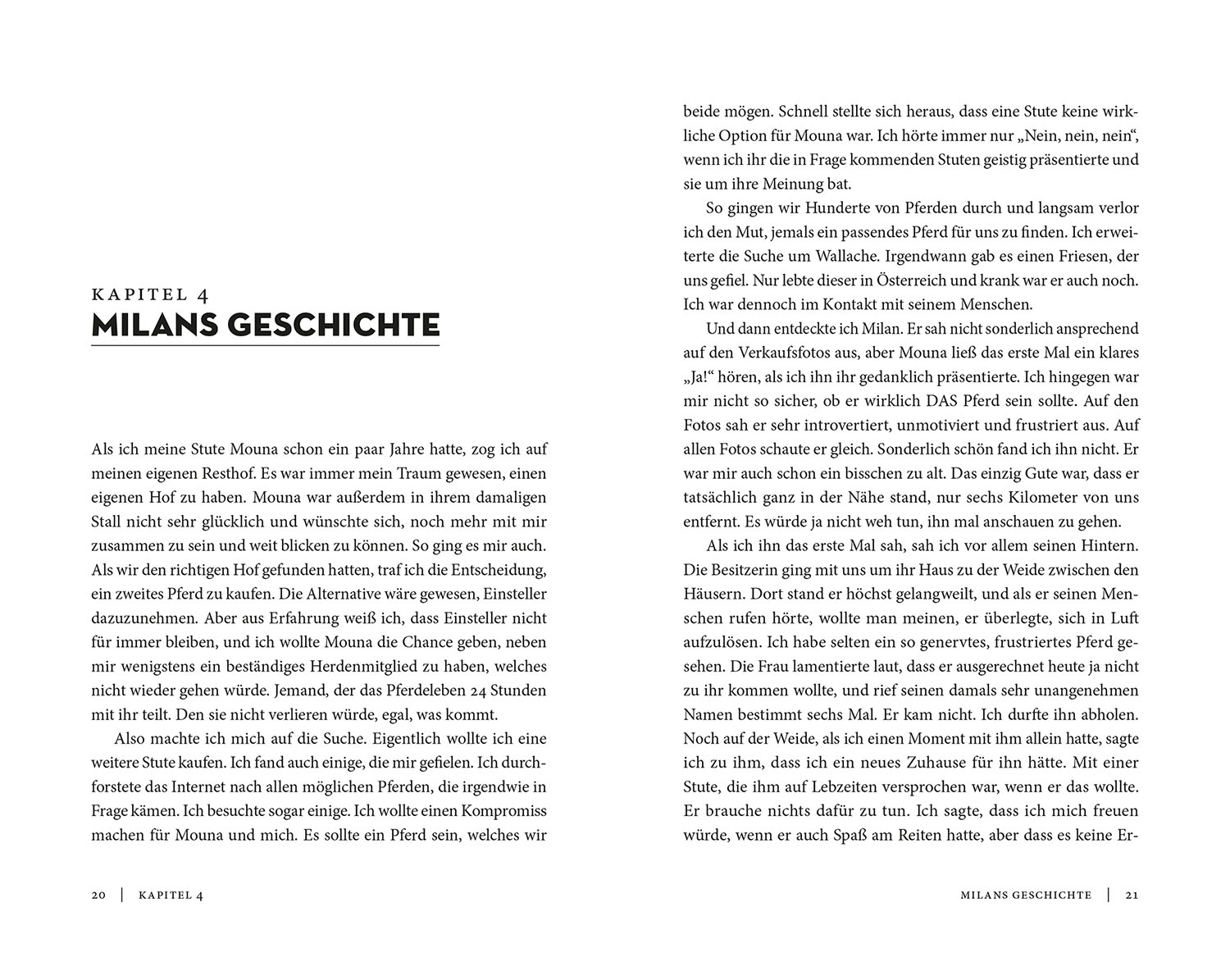 Wahre Freundschaft mit Pferden Wahre Freundschaft mit Pferden