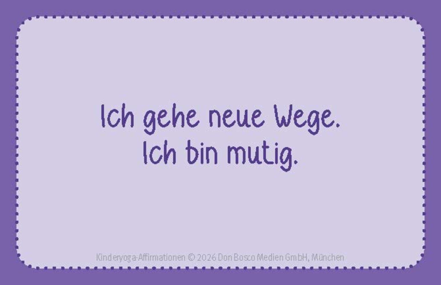 Kinderyoga-Affirmationen. 3 x 30 starke Botschaften für kleine Yogis