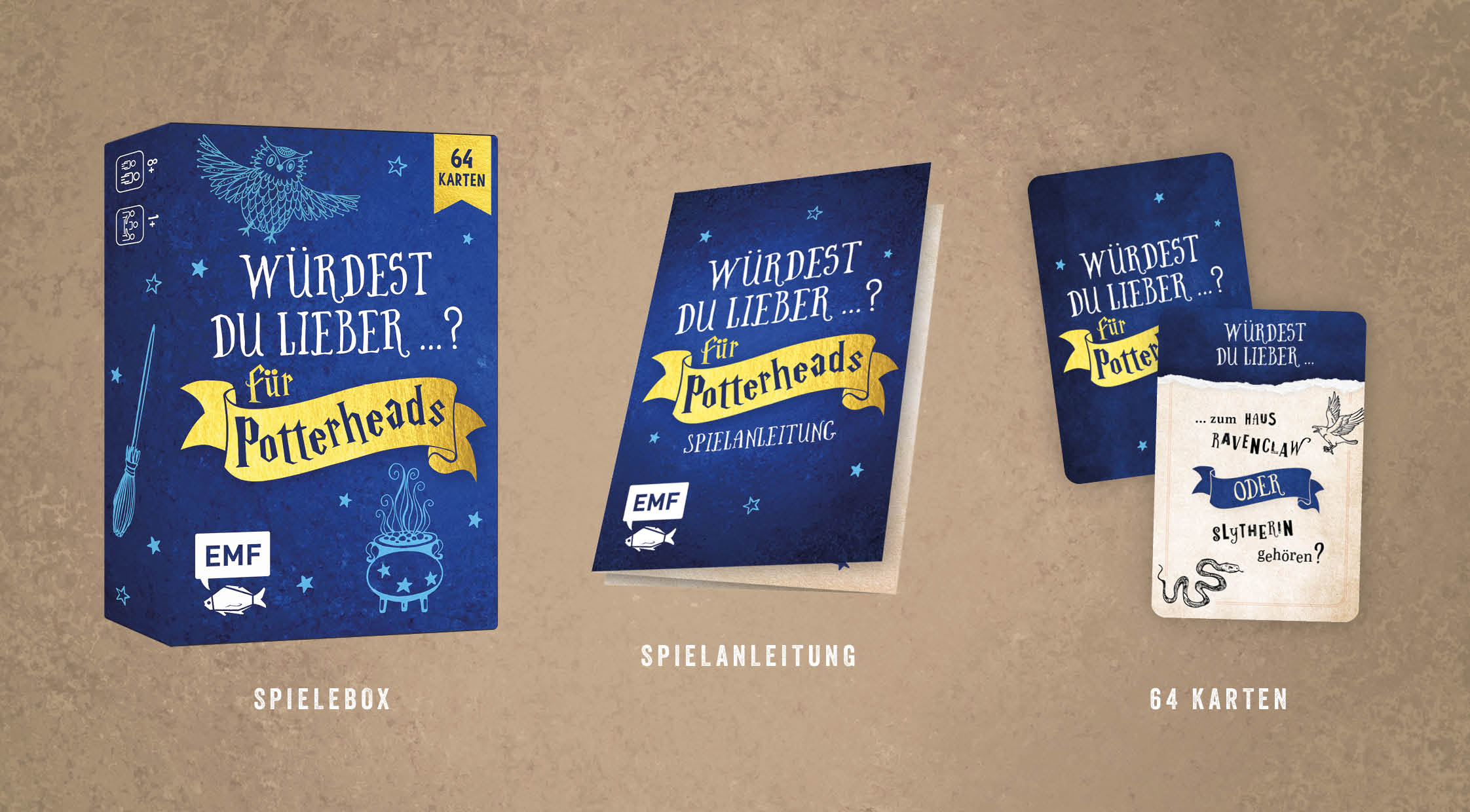 Kartenspiel: Würdest du lieber ...? Das Fragespiel für Potterheads Kartenspiel: Würdest du lieber ...? Das Fragespiel für Potterheads