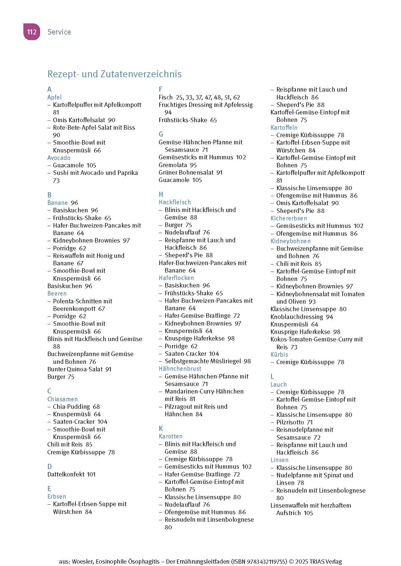 Eosinophile Ösophagitis - Der Ernährungsleitfaden