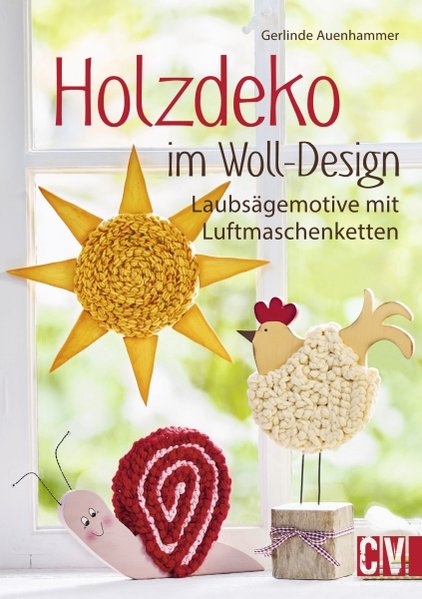 Holzdeko im Woll-Design