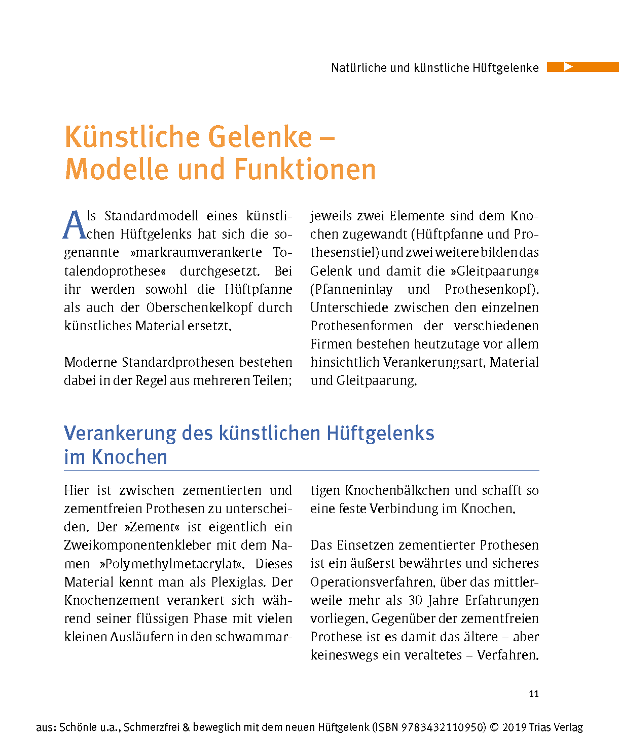 Schmerzfrei & beweglich mit dem neuen Hüftgelenk