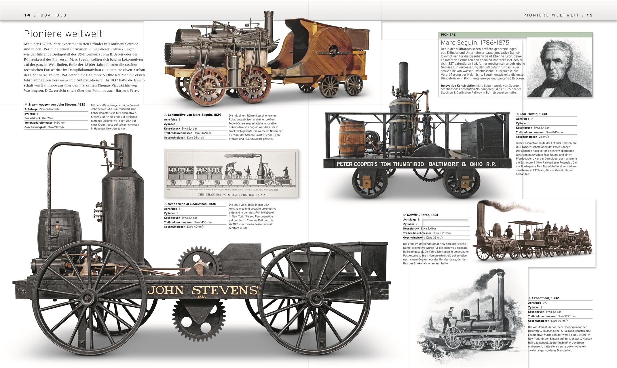 Eisenbahnen, Autos und Flugzeuge