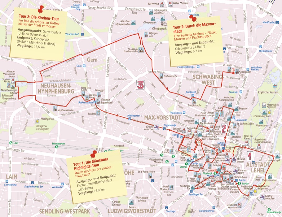 München mit dem Rad entdecken