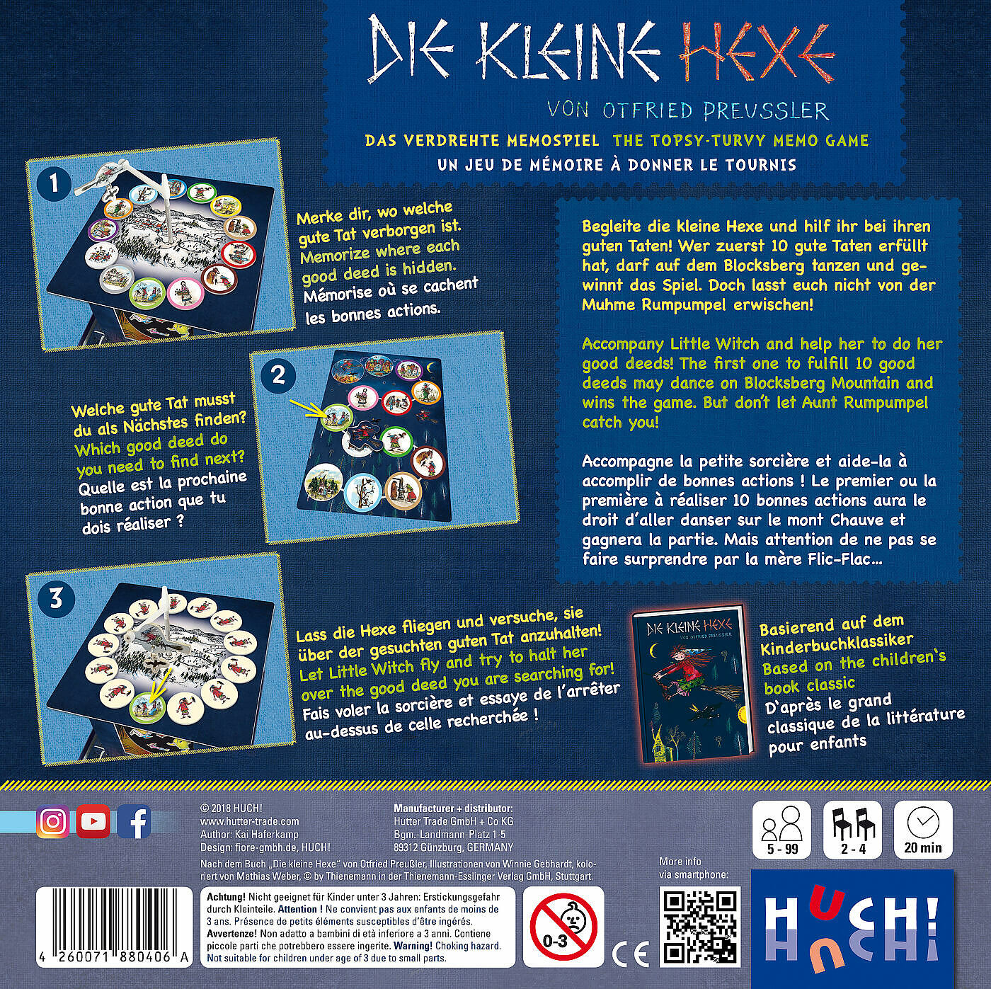 Die kleine Hexe - Das verdrehte Memospiel Die kleine Hexe - Das verdrehte Memospiel
