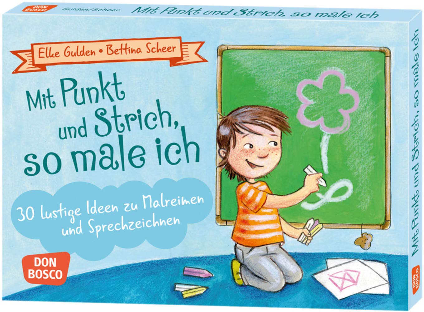 Mit Punkt und Strich, so male ich