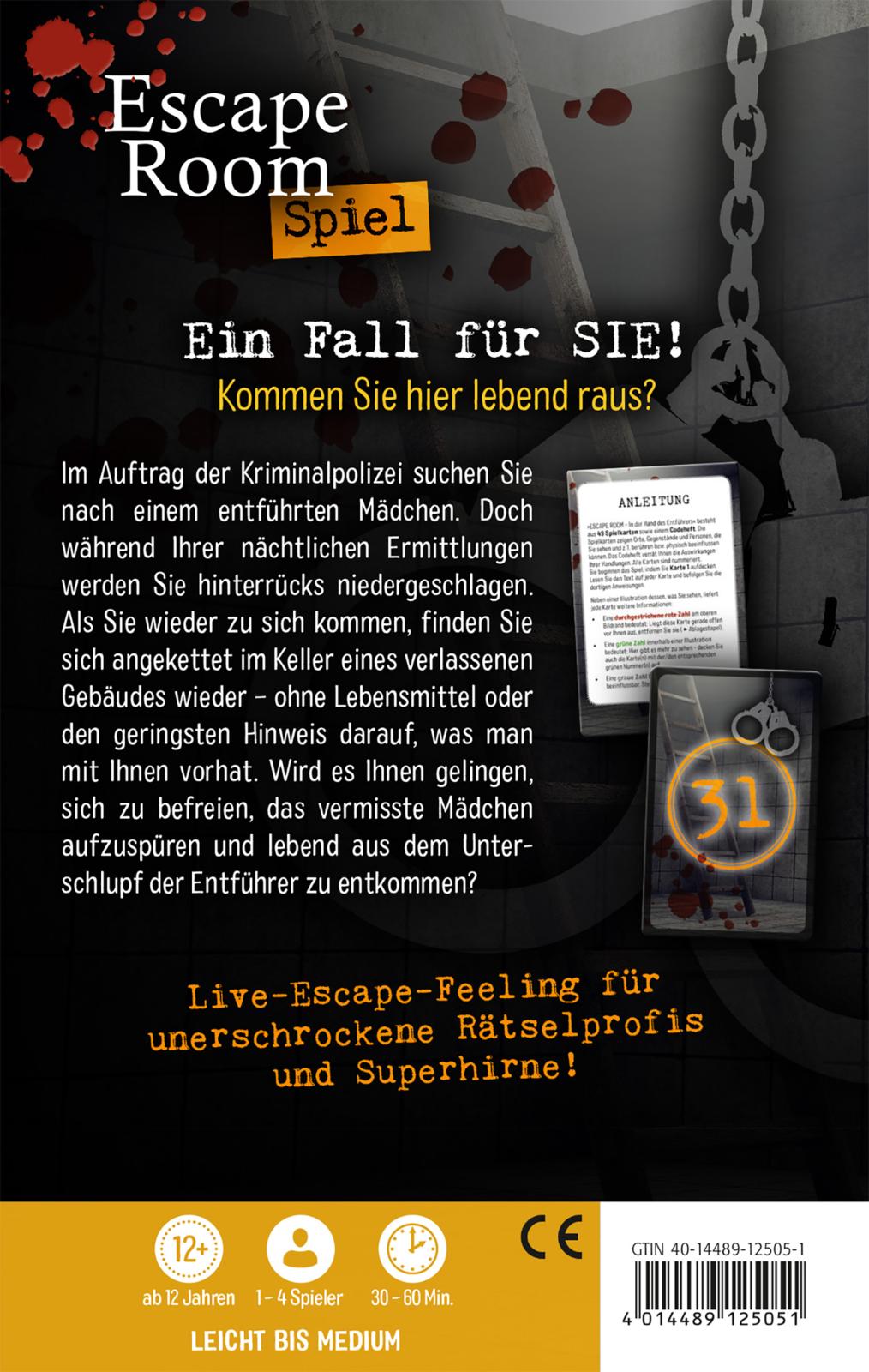 Escape Room. In der Hand des Entführers Escape Room. In der Hand des Entführers