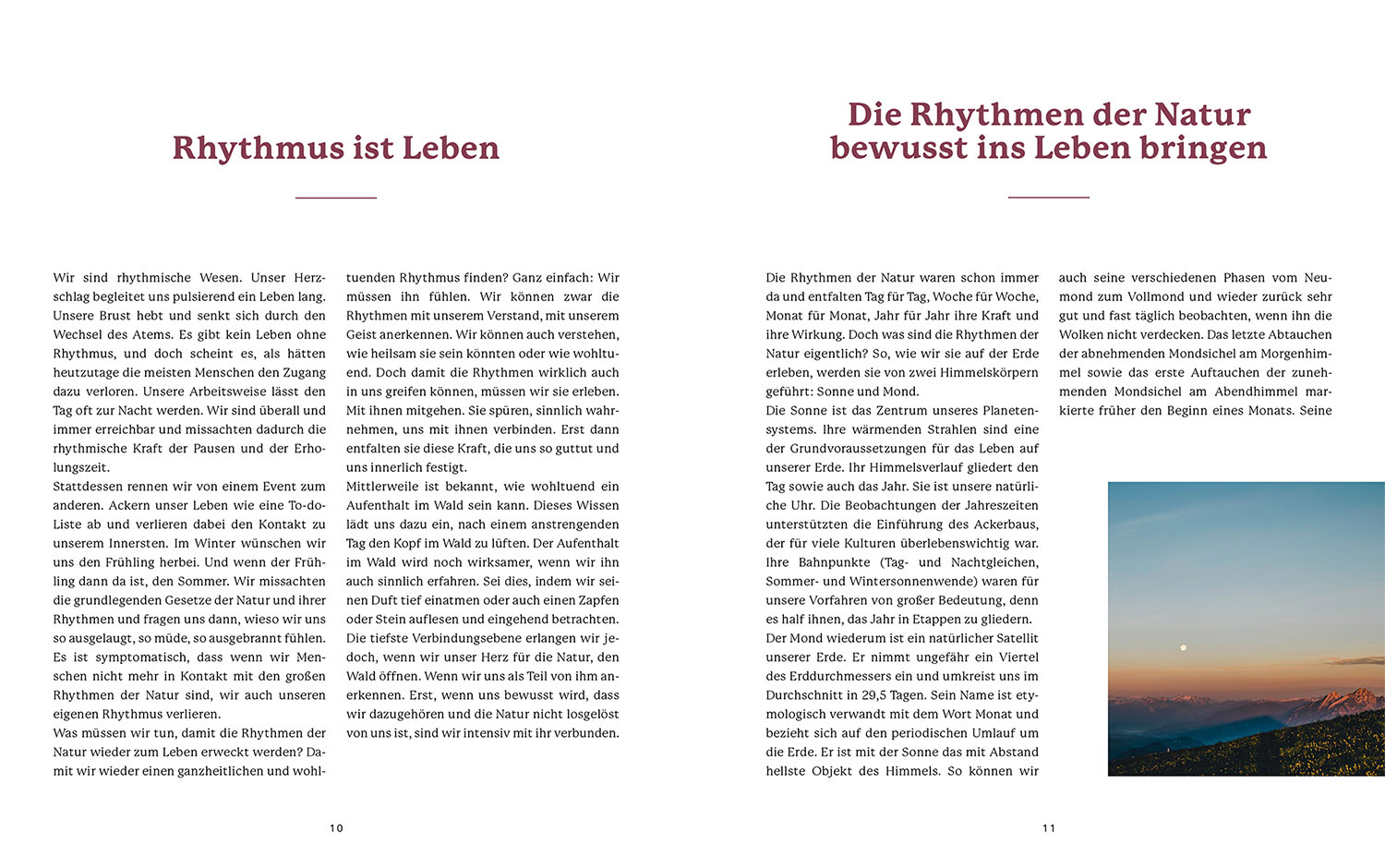 Naturrituale im Rhythmus des Jahres Naturrituale im Rhythmus des Jahres
