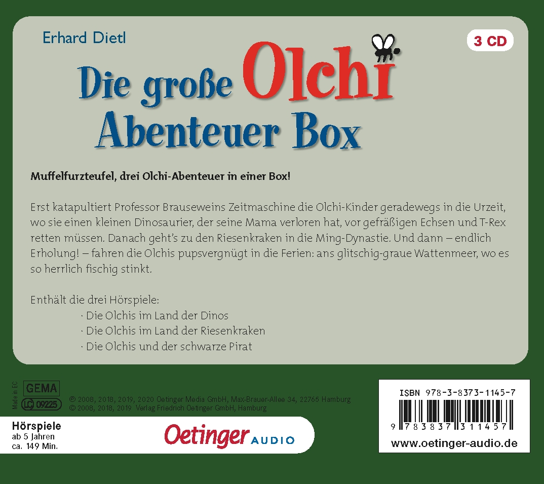 Die große Olchi-Abenteuer-Box (Audio-CD)