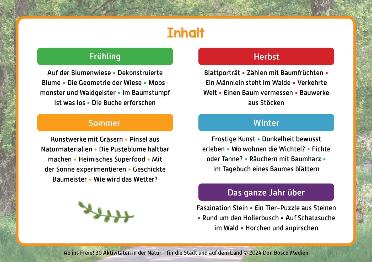 Ab ins Freie!