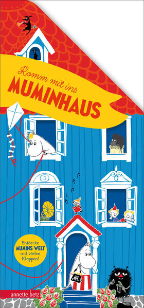 Komm mit ins Muminhaus - Das Pappbilderbuch über das Zuhause der Muminfamilie. Mit vielen Klappen zum Suchen und Entdecken für Kinder ab 3 Jahren.