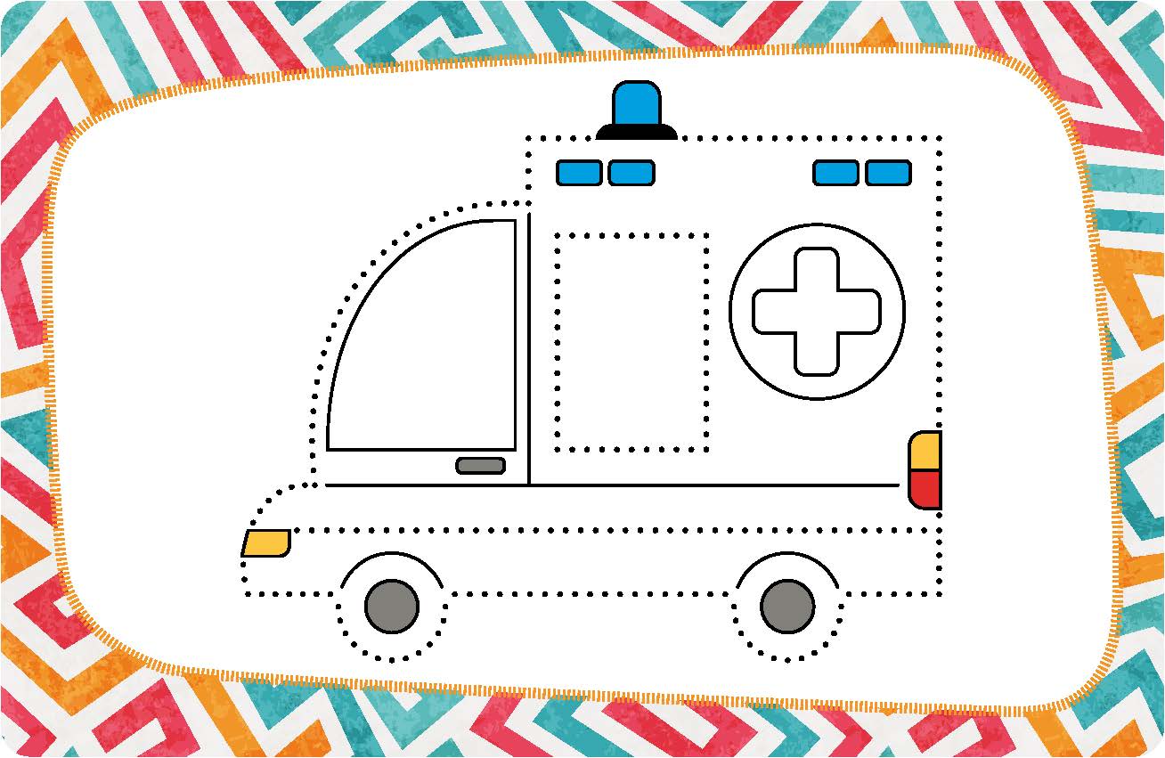 50 Karten von Punkt zu Punkt - Fahrzeuge