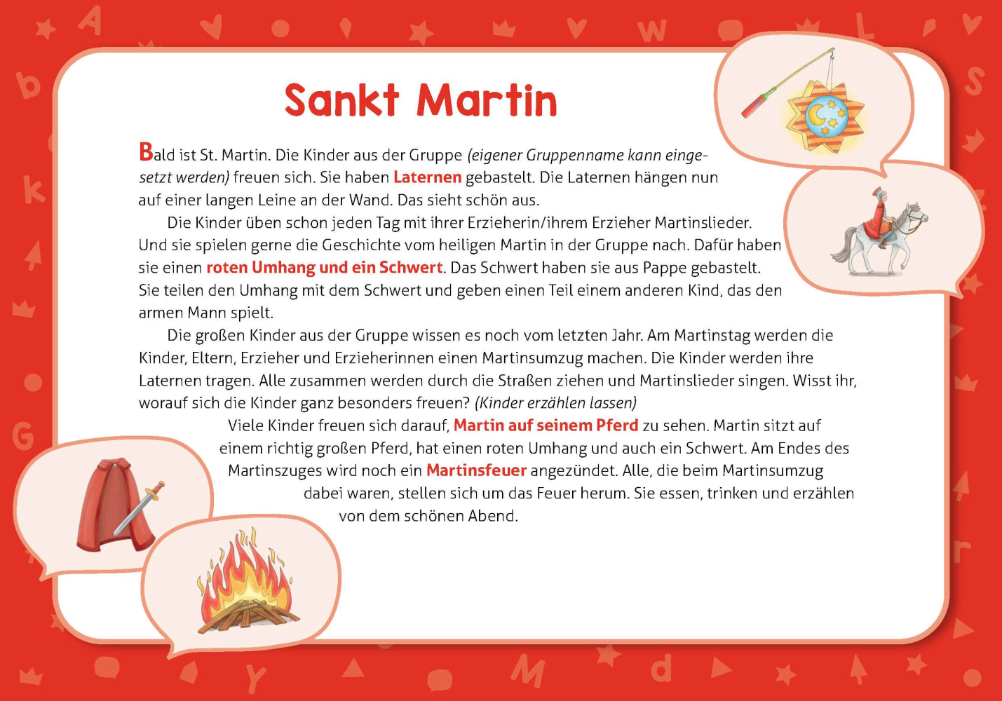 Geschichtenbox: Der Jahreskreis in der Kita