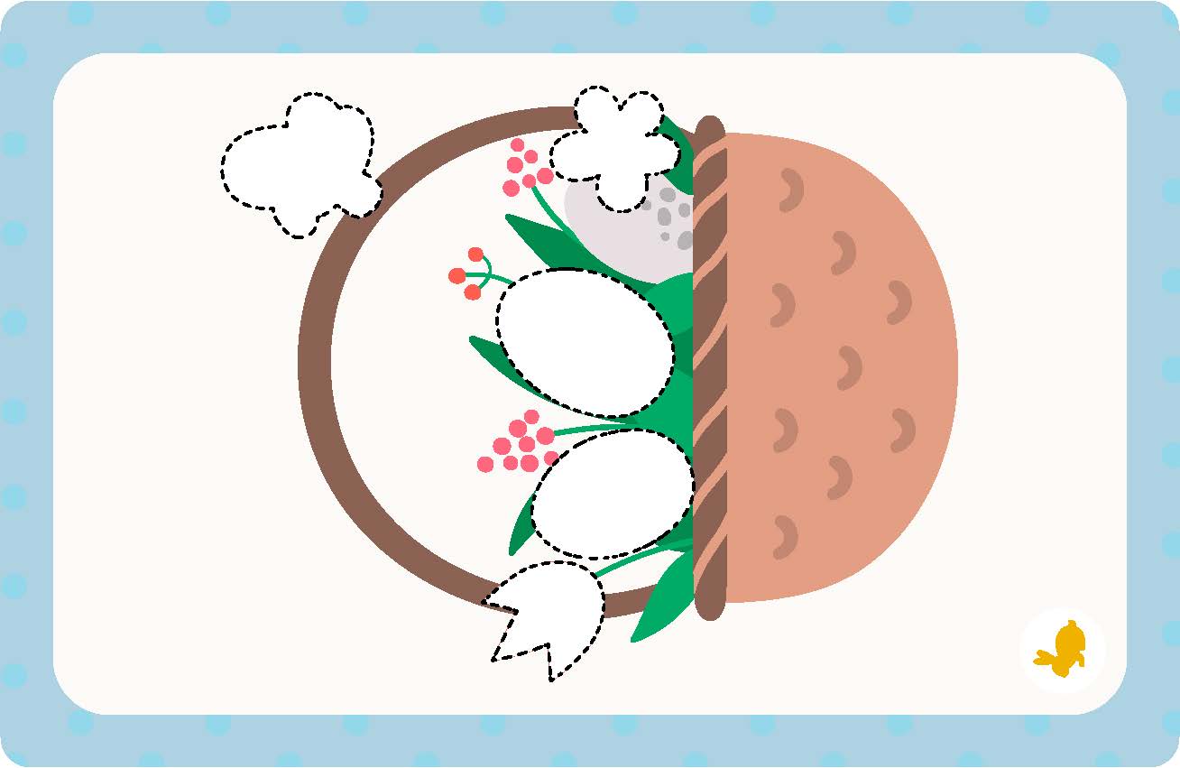 Meine Sticker + Karten + Box - Ostern
