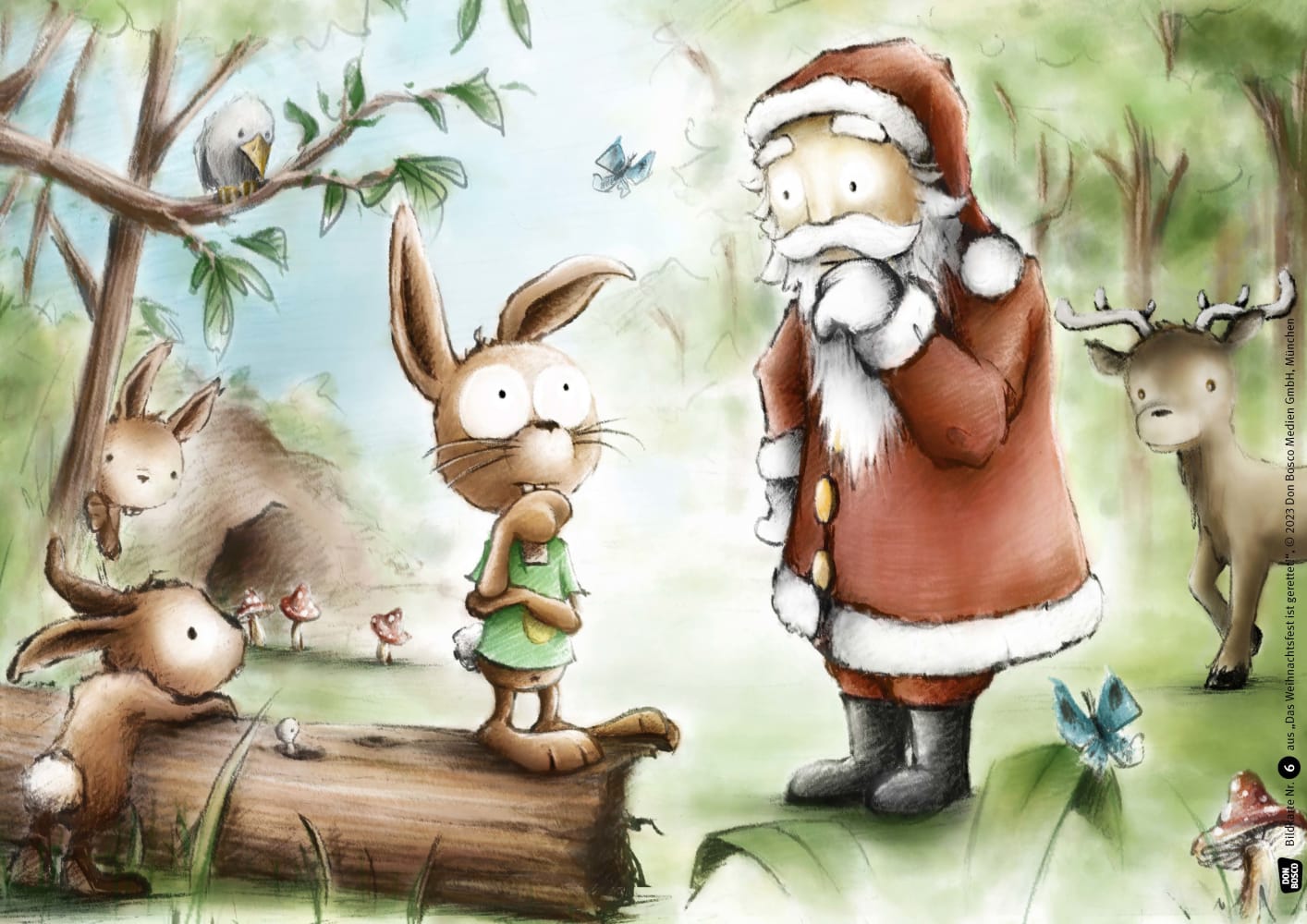 Das Weihnachtsfest ist gerettet! Kamishibai Bildkartenset