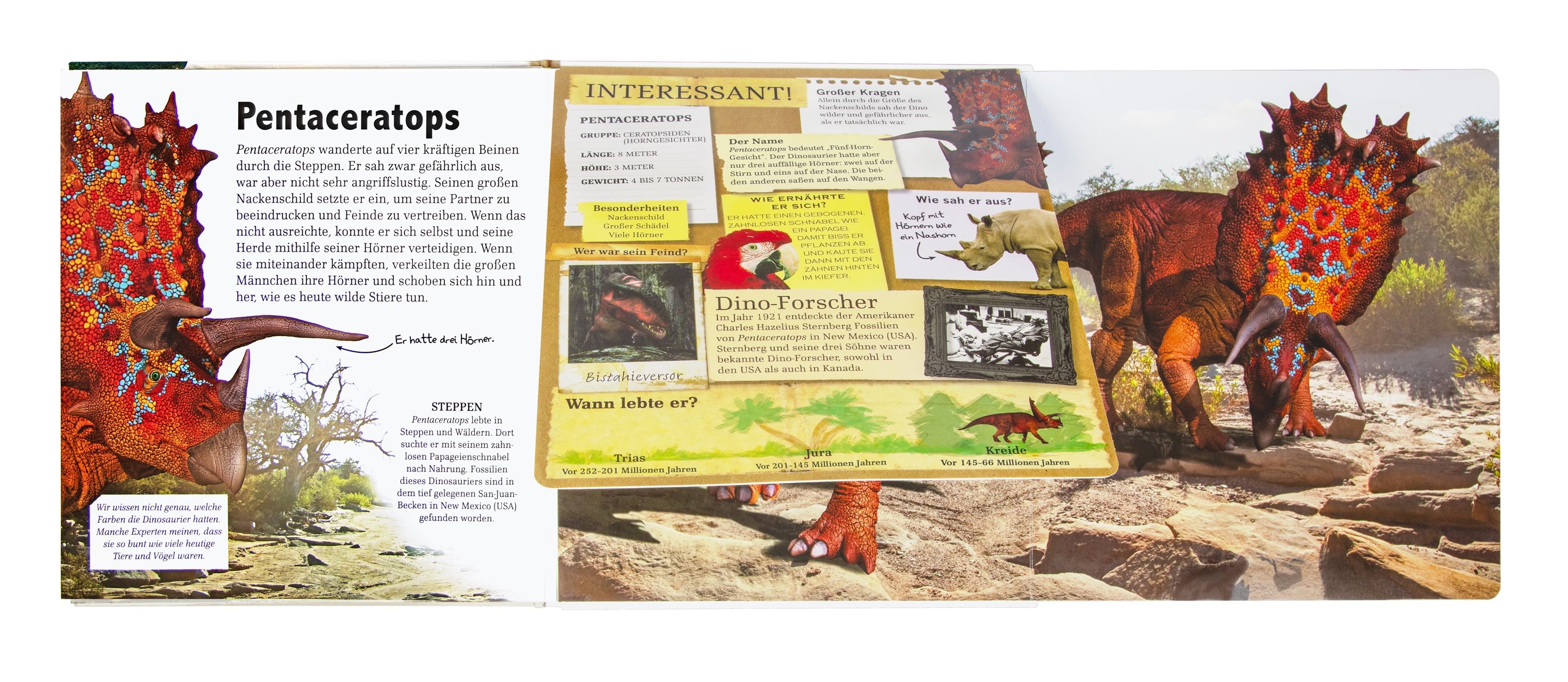 Mein riesengroßes Ausklappbuch. Dinos