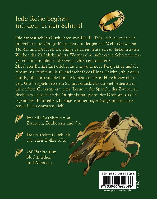 Die Bucket List für Tolkien Fans