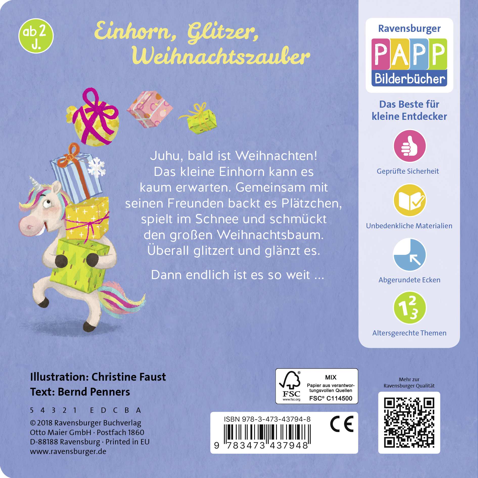 Das Einhorn feiert Weihnachten Das Einhorn feiert Weihnachten