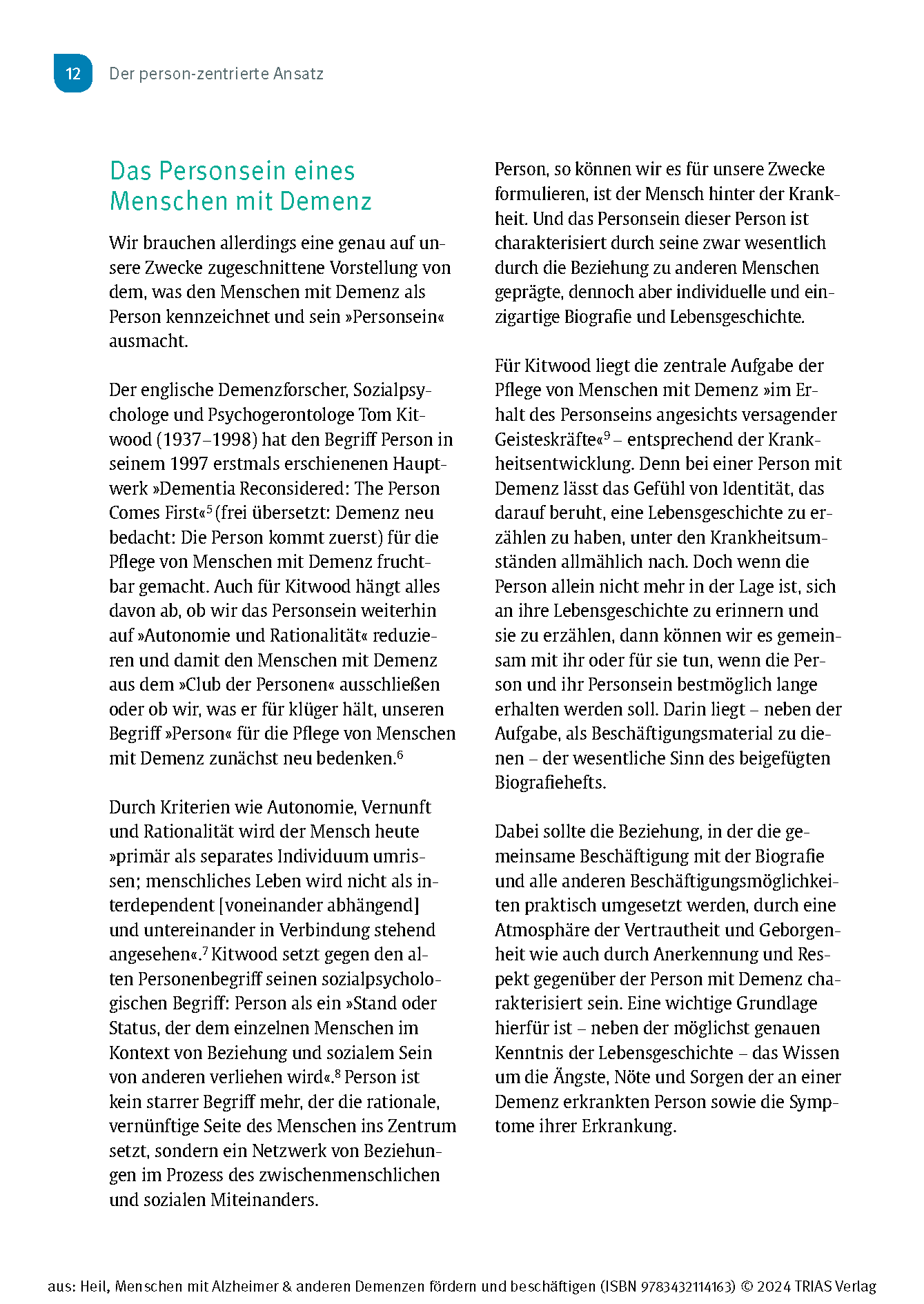 Menschen mit Alzheimer & anderen Demenzen fördern und beschäftigen