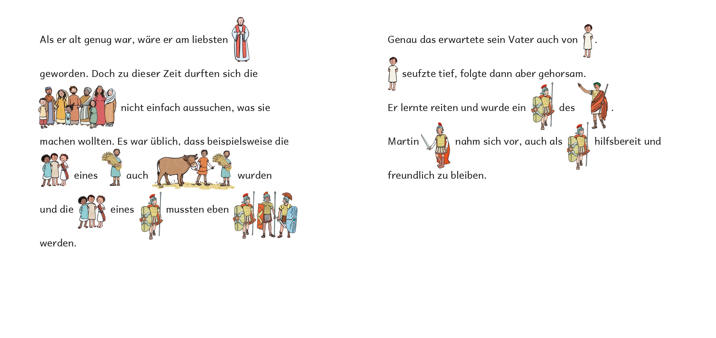 Einer, der seinen Mantel teilte ... Die Geschichte von Sankt Martin in Bildwörtern Einer, der seinen Mantel teilte ... Die Geschichte von Sankt Martin in Bildwörtern