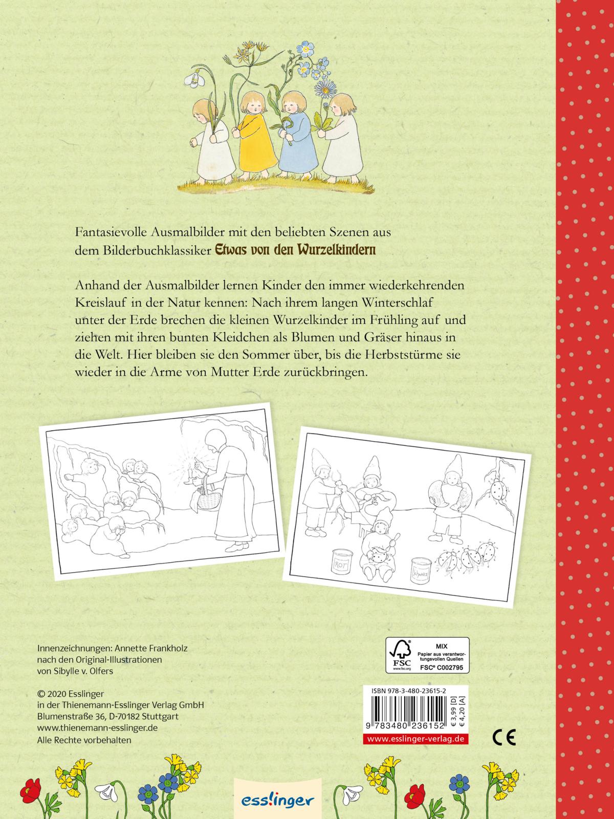 Etwas von den Wurzelkindern: Wurzelkinder-Malbuch