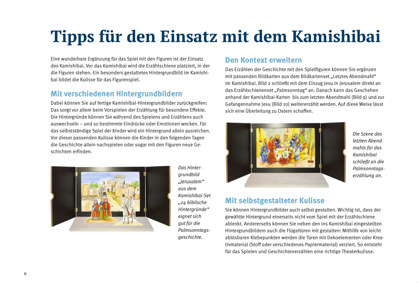 Palmsonntag: Jesus zieht in Jerusalem ein. Erzählschienen-Figurenset