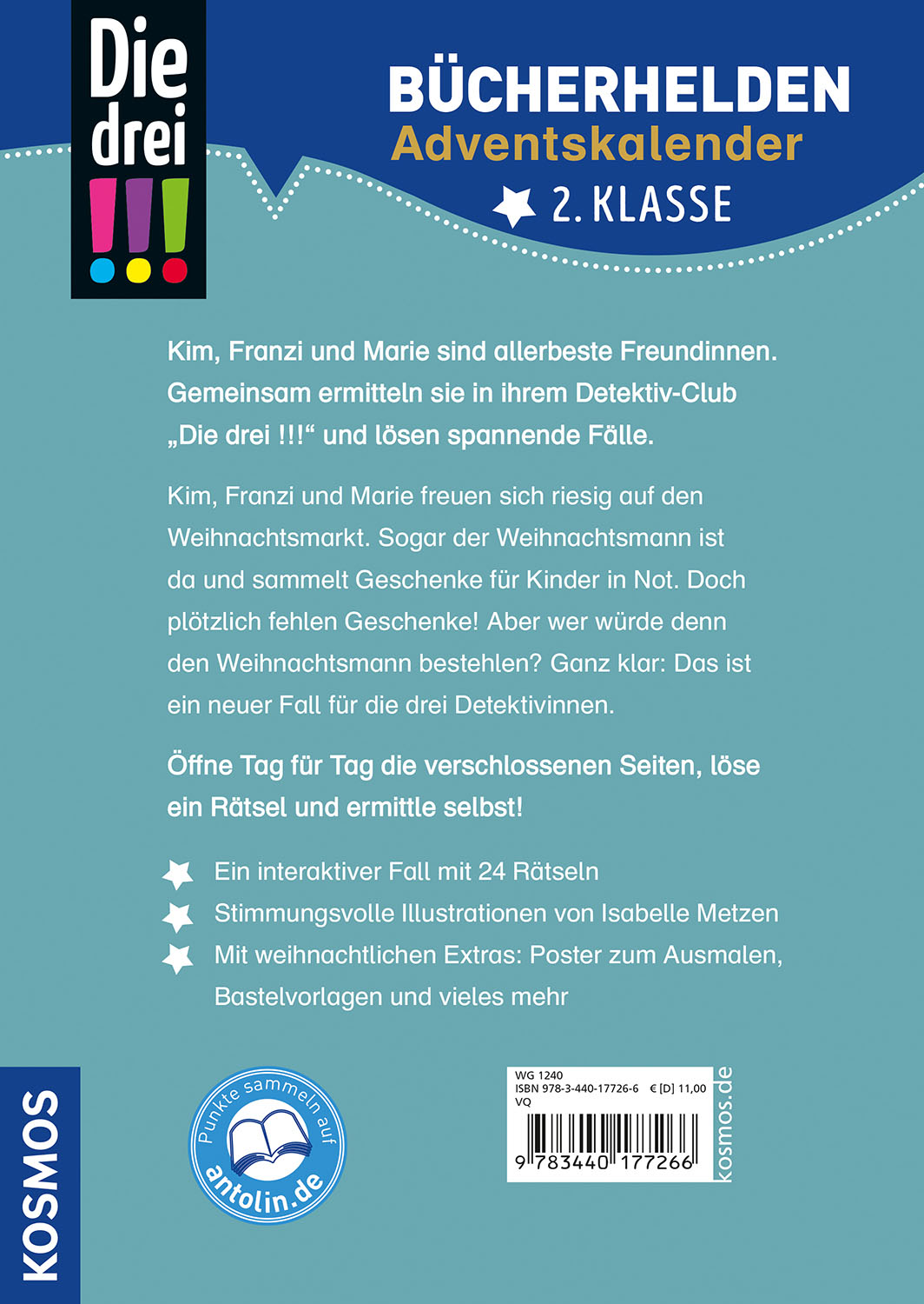 Die drei !!!, Bücherhelden 2. Klasse, Adventskalender, Geschenke gesucht! Die drei !!!, Bücherhelden 2. Klasse, Adventskalender, Geschenke gesucht!