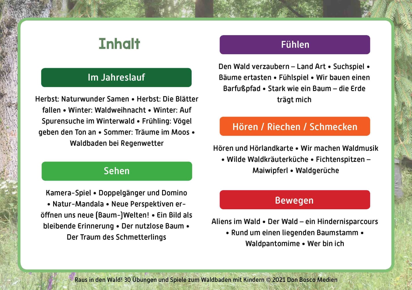 Raus in den Wald! Raus in den Wald!