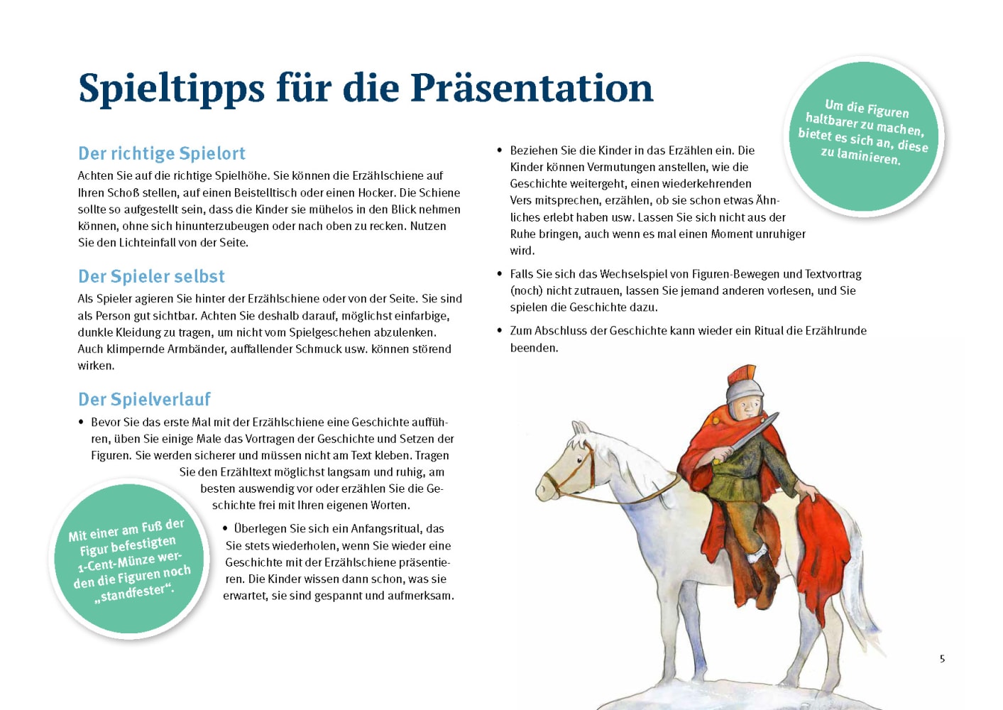 Sankt Martin. Erzählschienen-Figurenset