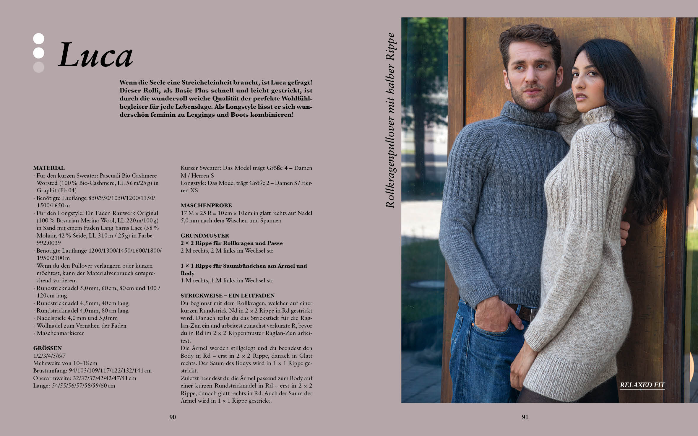 Unisex-Pullover stricken