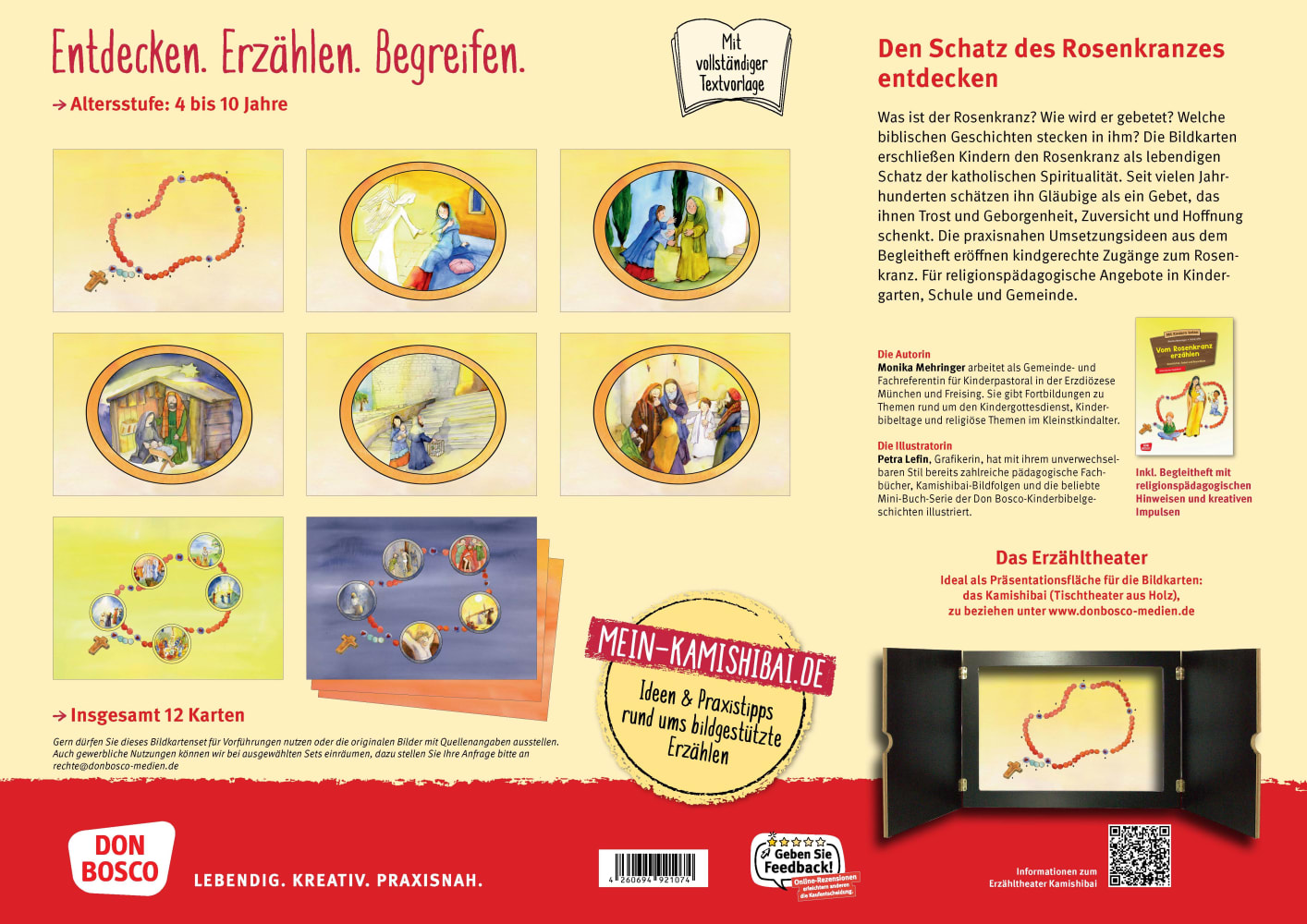 Vom Rosenkranz erzählen. Kamishibai Bildkartenset