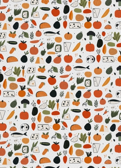 Geschenkpapier-Heft Baby Food Bibel