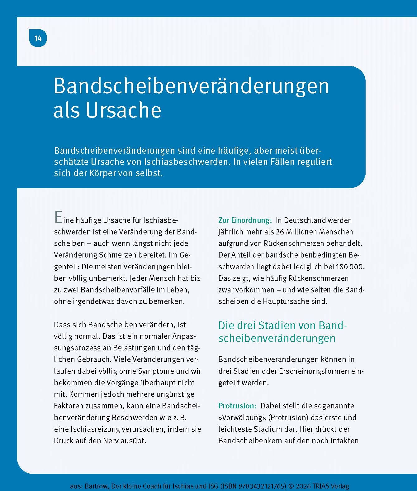 Der kleine Coach für Ischias und ISG