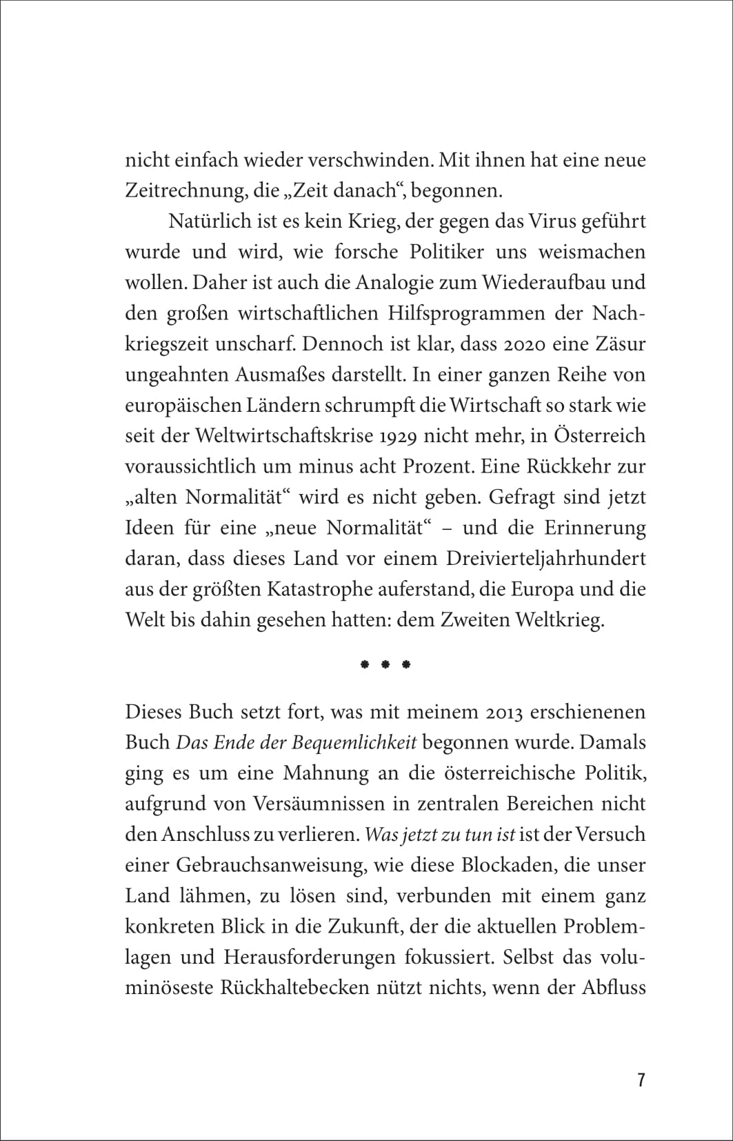 Was jetzt zu tun ist