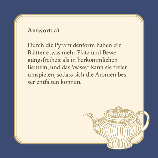 Das Tee-Quiz Das Tee-Quiz