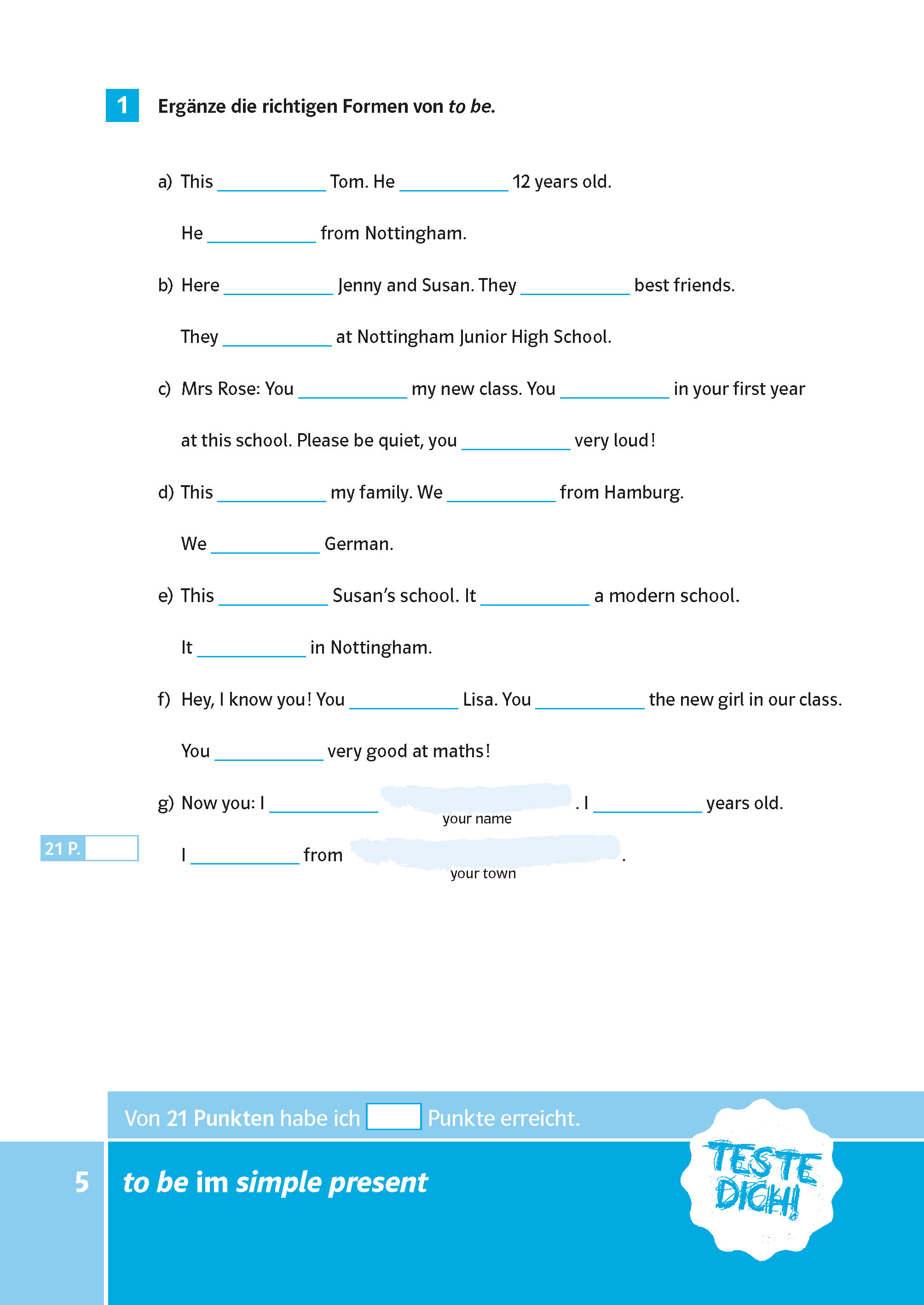 PONS Der große Testblock Englisch 5./6. Klasse
