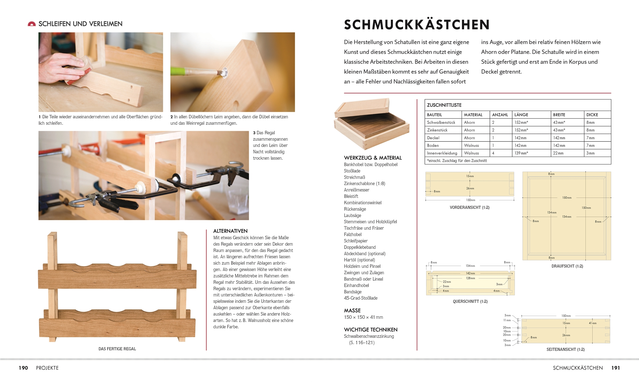 Holzarbeiten Schritt für Schritt Holzarbeiten Schritt für Schritt