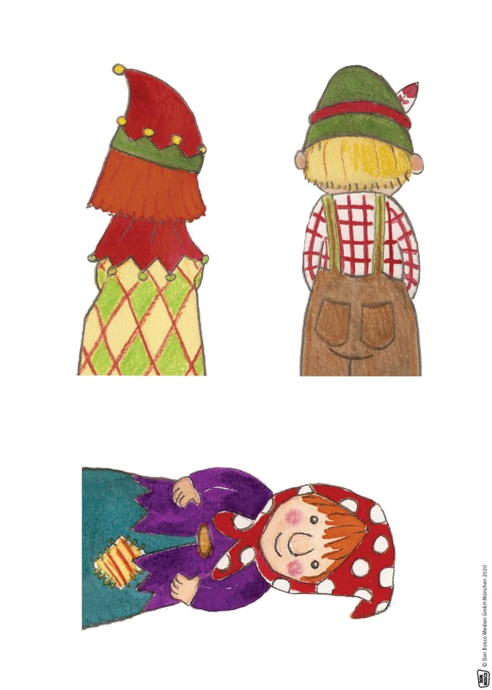 Kasper und das lila Krokodil.